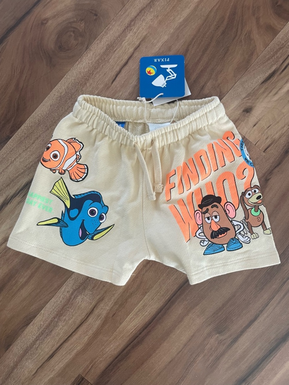 NWT Zara Disney Pixar Toddler Cotton Shorts